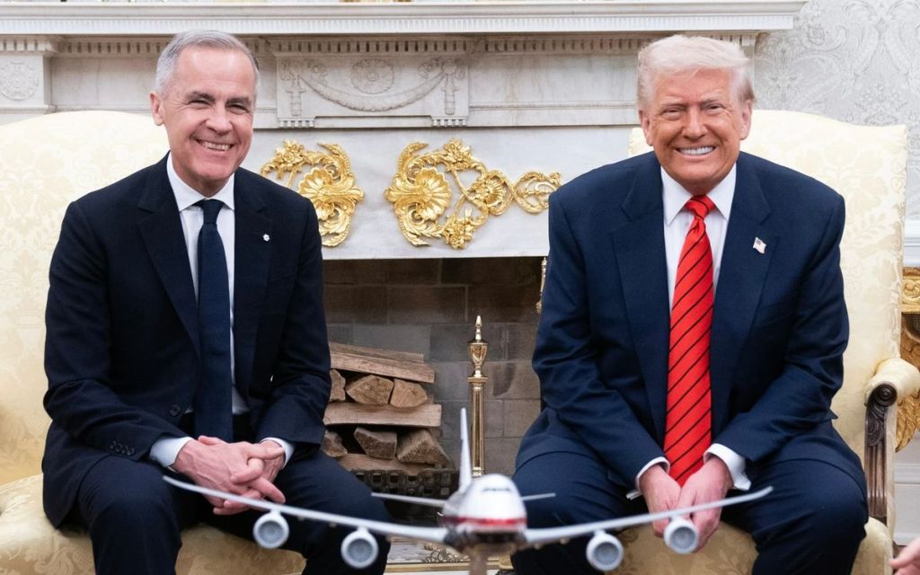 Mark Carney and Donald Trump
