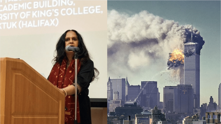 Archive imagery accompanying Ricochet's 9/11 anniversary essay